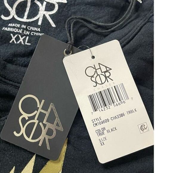 Chaser Pullover Long Sleeve T Shirt Sweatshirt Sweater Geometric Design 2XLarge - Picture 8 of 9